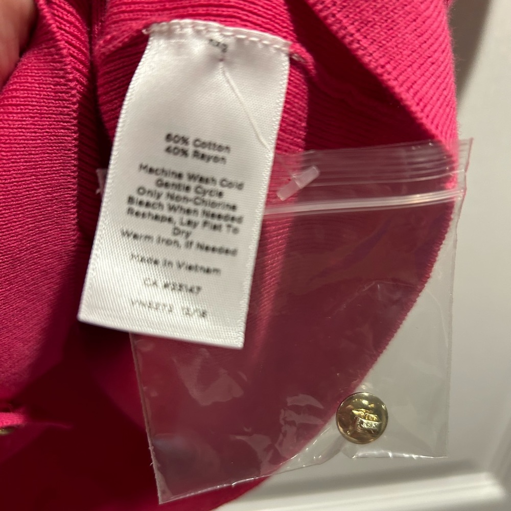 Talbots Pretty in a pink Cardigan - Picture 9 of 11